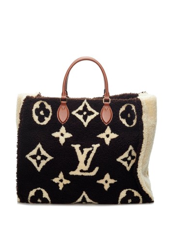 Louis Vuitton Pre-Owned - Teddy Onthego GM handbag - women - Wool/Leather - One Size - Black
