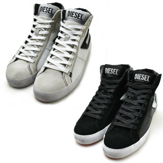 ディーゼル スニーカー メンズ ハイカット シューズ 靴 レザー DIESEL S-LEROJI MID | LINEショッピング