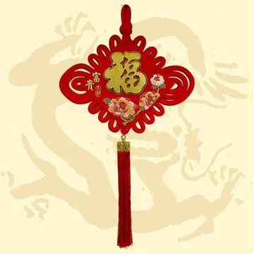 花開富貴中國結吊飾 70公分
