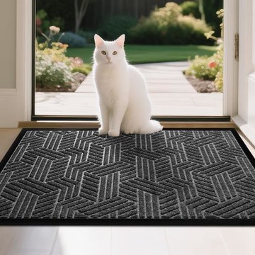 跨境入戶門地墊進門除塵腳墊家用玄關門墊門口蹭腳耐磨防滑橡膠墊