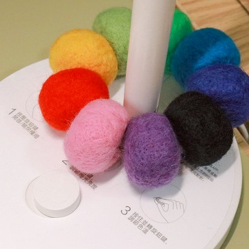 l 好運好心情 l 配色掛飾 X 鑰匙圈客製化羊毛氈