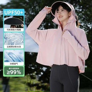 防曬衣女夏季2025新款戶外UPF50+防紫外線輕薄冰絲長袖寬松防曬服
