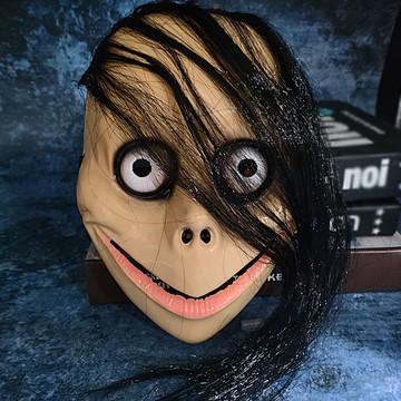 全臉新上噁搞頭套鬼臉小醜嚇人可愛】骷髏頭套搞怪恐怖【九月殭屍鬼麵具萬聖節 WM6P