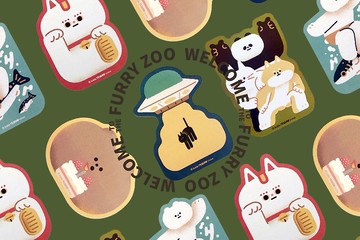 Furry Zoo 造型卡片 明信片  共五款