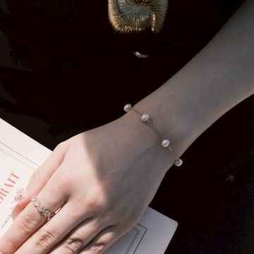 MAISON M Éclat de Perle 手鍊-銀