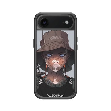 iPhone Air Mod NX -邊框背蓋組合 (相機按鈕) 黑 - Davey Perkins - 太空忍者