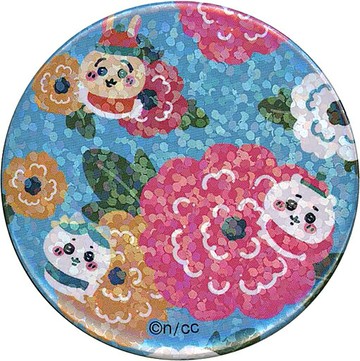 Chikawa&Haware&兔子(花)Chikawa扭蛋閃徽章Parco