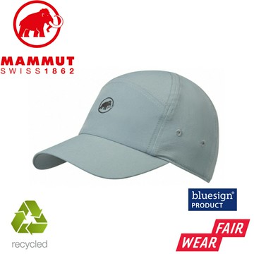 【MAMMUT 長毛象 MA Sun Peak Cap 機能防曬棒球帽《地層灰藍》】1191-01671/休閒帽/遮陽帽/老帽