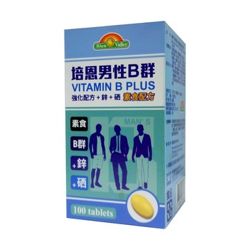 培恩男性B群+鋅硒素食錠(全素)