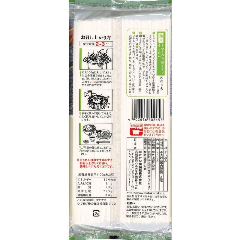 はたけなか製麺 名産そうめん 260g ×20個