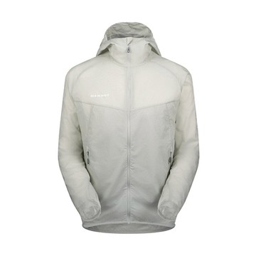 MAMMUT 男 Convey WB Hooded AF 輕量防風透氣連帽外套.夾克.風衣/可壓縮打包/1012-00530-00697 鉑金灰