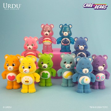 【野獸國】CARE BEARS 彩虹熊 站姿公仔系列 盲盒套組 (8入)｜URDU