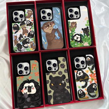 CASY聯名紅山動物園MagSafe適用17pro蘋果iPhone16promax手機殼網紅15防摔14pro磁吸13保護套12高級16pro個性