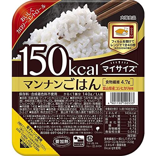 大塚食品 マイサイズ マンナンごはん 140g*24個入