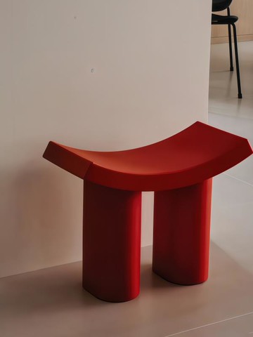 【店家補貼】家用門口換鞋凳小戶型塑料凳子北歐創意板凳輕奢入戶小飛象矮凳