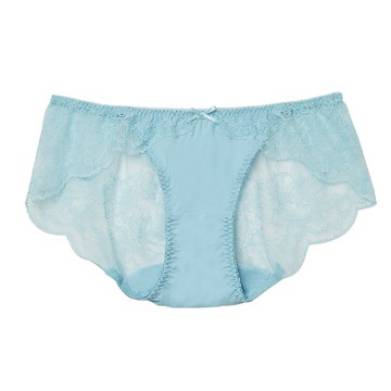 【玳蕾綺】全蕾絲低腰三角內褲 / 淺藍