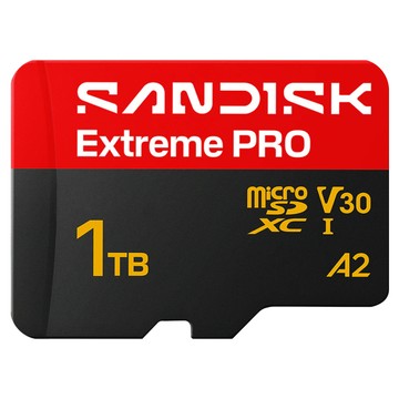 SanDisk 晟碟 Extreme PRO microSD UHS-I 記憶卡 SDSQXCJ-1T00-GS6MA  1個  1TB