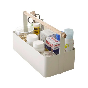 日本【YAMAZAKI】tosca手提收納籃L