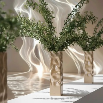 Aurea Vase｜光域花瓶 - 珍珠白