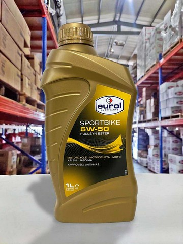 【4%點數】『油工廠』EUROL SPORTBIKE 5W50 5W-50 4T 全合成 機車機油【樂天APP下單限定】