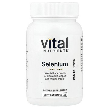 Vital Nutrients, 硒，200 微克，90 粒全素膠囊