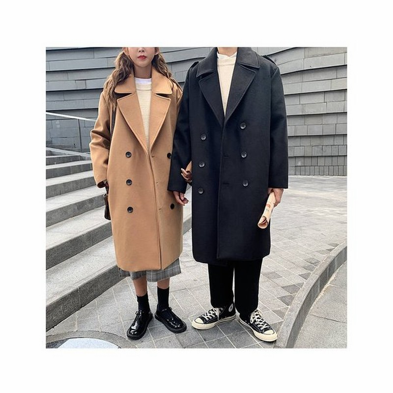 男女兼用 無地 コート ロング丈 メンズ カップル 服 ビジネスコート チェスターコート アウター 人気 秋冬 通勤 Ol オフィス 通学 旅行 通販 Lineポイント最大0 5 Get Lineショッピング