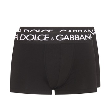 Dolce & Gabbana - Black Cotton Set Of Boxers