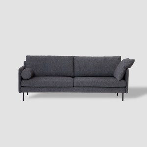 SITS Juno 布質沙發 三人 黑