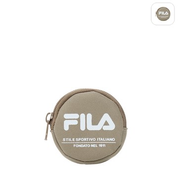 【贈品請勿下單】FILA ICONIC零錢包-棕色 OTY-5804-BN