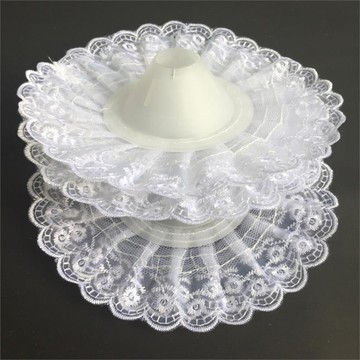 手捧花托底座花托半球頭飾婚禮花店配飾diy手工新娘結婚花藝。1入