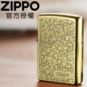 ZIPPO Floral Design 經典唐草(仿古銅)防風打火機