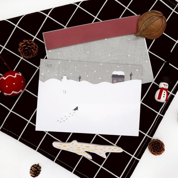 寧靜冬日-信封6入