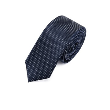 絲質暗紋配襯領帶/烏賊墨水色 | 5110026079