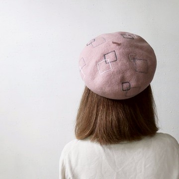 時光 - 畫家帽 / 貝雷帽 (crepe)