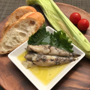 送料無料 無添加 魚屋厳選魚介のオイル煮 5種セット（かつお タコの子 めひかり あなご いわし）  