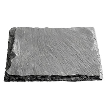 阿莎&布魯 自然板岩杯墊 手工劈開成形 邊緣不規則 EVA防滑墊  10 x 10 x 0.7cm  1個