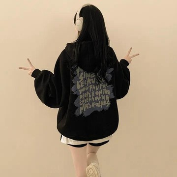 已售9642件💖Vuja de 純棉連帽衛衣 帽t 薄衛衣 長袖上衣 oversize 帽t 潮流衣服 ins風 刷毛