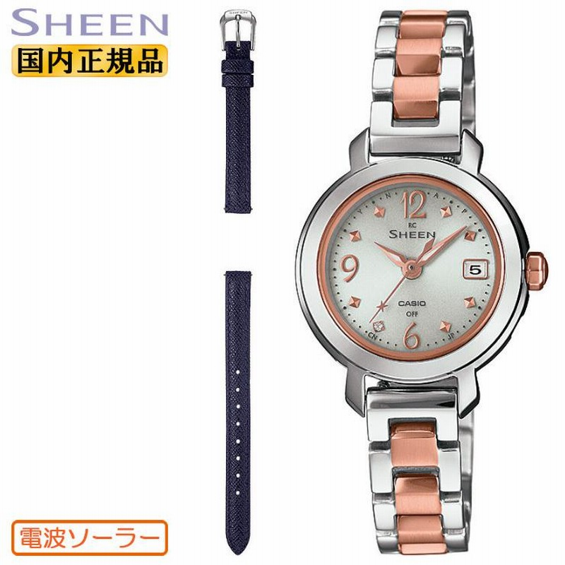 CASIO SHEEN ソーラー　アナログ　腕時計