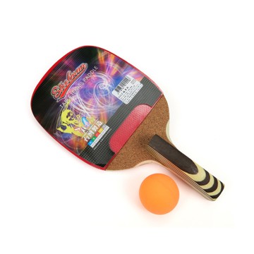 正板桌球拍555(鐵人牌/正手拍/乒乓球拍/直板/握筆型球拍/GetSport)