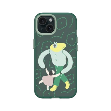 iPhone 15 Clear 憂墨綠 - 包大山 Baozi - 一起跳舞吧