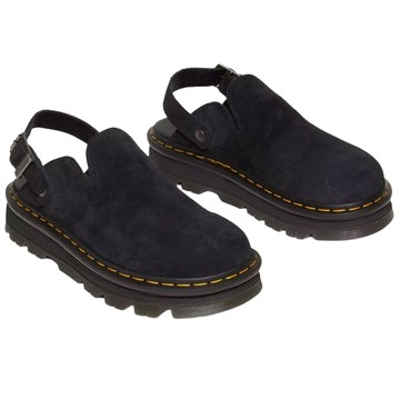 Dr.Martens 31657001 ZEBZAG MULE SANDAL 麂皮 穆勒鞋 涼鞋 拖鞋 (黑色)