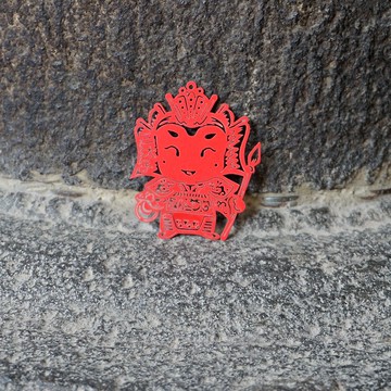 麥麥大節慶-三太子 紙雕書籤 | 文化節慶 開運祈福 文具送禮