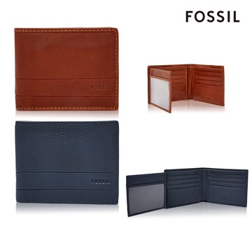 【FOSSIL 官方旗艦館】Lufkin 柔軟多卡兩折皮夾 (多色任選)