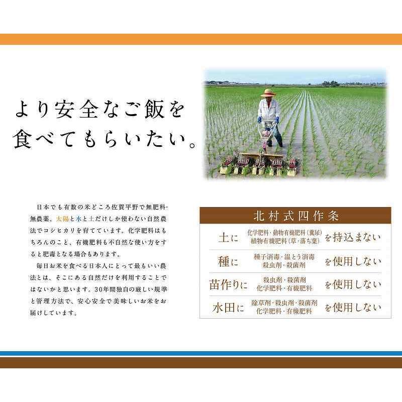 北村広紀の自然米「神の力」白米 コシヒカリ　5kg贈答用 ギフト  新米 佐賀県産 最高クラス しんまい こめ