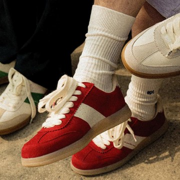 【HAO NICE】韓國正品建議買大半號24SS EPT Santos 韓國潮牌復古真皮低筒德訓鞋 板鞋