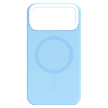 bebehome 果凍磨砂磁吸MagSafe手機保護殼  淺藍色  iPhone17 Pro Max