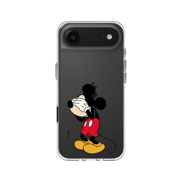 iPhone Air Clear Case（相機按鈕） 透明 - 迪士尼-米奇 Mickey - 遮眼米奇