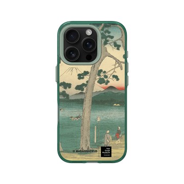 iPhone 16 Pro Clear 憂墨綠 - Van Gogh Museum - 東海道左側的富士山 - 歌川廣重
