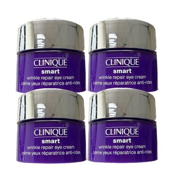 CLINIQUE倩碧 天才超緊無痕眼霜5ml*4入組-航空版(有效期限2026/10)