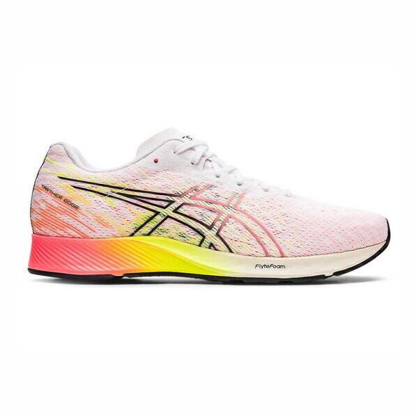 Asics Tartheredge 3 [1012B067-100] 女 慢跑鞋 運動 路跑 馬拉松 虎走 白 粉橘